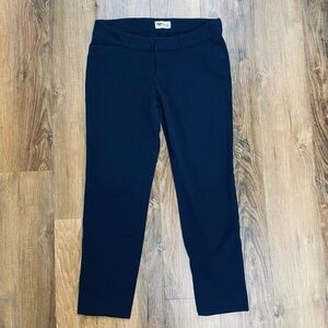 Old Navy The Pixie black ankle chinos trousers size 6